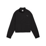 Puma Her Woven Half-zip Crew Kadın Yetişkin Sweatshirt Siyah