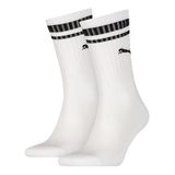 Puma Heritage Stripe Beyaz Erkek 2'li Çorap