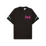 Puma Hoops x Rick And Morty Tee I Erkek Yetişkin T-Shirt - Siyah