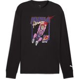Puma Hoopstel Ls Tee 632903-01 Tişört Erkek T-Shirt - XL - Siyah