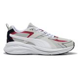Puma Hypnotic Ls Feather Gray White-Dark Crimson-New Navy Erkek Spor Ayakkabı