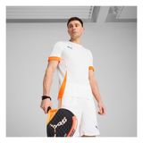 Puma Individual Padel Beyaz Erkek Forma Geri Dönüştürülmüş Kumaş ile Konforlu Oyun - S