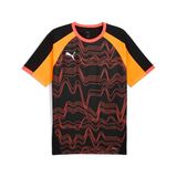 PUMA individualLIGA Graphic Jsy Erkek/Unisex Forma, PUMA Black-Glowing Red, S
