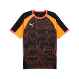 PUMA individualLIGA Graphic Jsy Erkek/Unisex Forma, PUMA Black-Glowing Red, XS