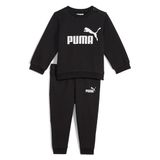 Puma Jogger Set Essentials Crew Fl Bebek Siyah Bisiklet Yaka Eşofman Takımı
