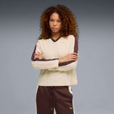 Puma Kadın Açık Kahve Puma T7 Relaxed Long Sleeve Polo Açık Kahve Kadın Polo Sweatshirt - Açık Kahverengi