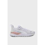 Puma Kadın Anzarun Lite Spor Ayakkabı 371128 Beyaz Rose Tekstil Malzeme ile Konforlu Taban - Beyaz - Rose