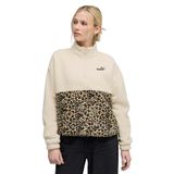 Puma Kadın Bej Sweatshirt M Beden ESS GRAPHIC Animal Relaxe Modeli