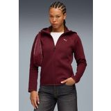 Puma Kadın Bordo Sweatshirt XL Beden EVOSTRIPE Full-Zip Hoodie Modeli