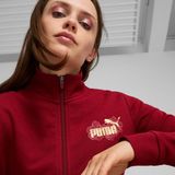 Puma Kadın Ceket Cesur Altın Detaylarla Rahat Kullanım için Tasarlandı 280 gsm Kırmızı