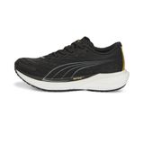 PUMA Kadın Deviate Nitro 2 WNS Koşu Ayakkabısı, Siyah Takım Altın, 37.5 EU