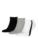 PUMA Kadın Erkek Lifestyle Spor Ayakkabı Çorabı 12 Çift, -002 Beyaz/Gri/Siyah, 35-38