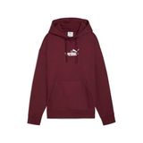 PUMA Kadın ESS NATURE 2.0 Hoodie Sweatshirt Ruby Shimmer L