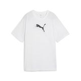 Puma Kadın EVOSTRIPE Rahat Grafik Tişört Puma Beyaz Tişört, PUMA Beyaz, L