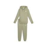 PUMA Kadın Hooded Sweat Suit Eşofman Takımı Lux Army L