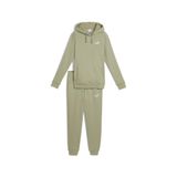 PUMA Kadın Hooded Sweat Suit Eşofman Takımı Lux Army S