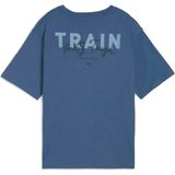 Puma Kadın Mavi Puma W Pretty Tough Graphıc Tee Mavi Kadın T-Shirt - XS