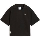 Puma Kadın Polo T-Shirt Siyah Renk Nefes Alabilir Kumaş ile Şık Tasarım