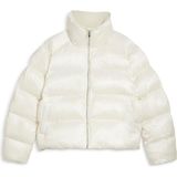 Puma Kadın Shiny Puffer Jacket Uzun Kol Midi Kesim Ceket Rahat Tasarım - Beyaz