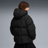 Puma Kadın Siyah Puma Hooded Down Puffer Jacket Siyah Kadın Kapüşonlu Kaz Tüyü Mont