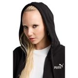 Puma Kadın Siyah Sweatshirt L Beden ESS Small No. 1 Logo Comf Modeli
