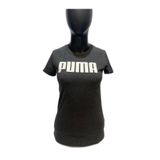 Puma Kadın Spor T-Shirt, Kısa Kollu, Füme, XS Beden
