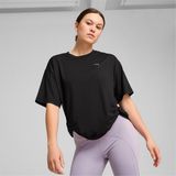 Puma Kadın Tişört Siyah Renk Regular Fit Dokuma Kumaşla Spor Aktiviteleri İçin İdeal - XS