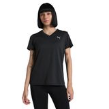 PUMA Kadın W TAD ESSENTIAL VNECK Tee T-shirt PUMA Black XS