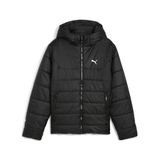 PUMA Kids ESSENTIALS Genç Kapüşonlu Mont, Alpine Snow, 15-16Y