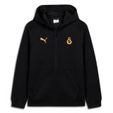 PUMA Kids GALATASARAY FtblESSENTIALS Genç Kapüşonlu Ceket, PUMA Black, 7-8Y