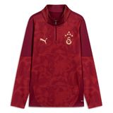 PUMA Kids GALATASARAY Genç Antrenman Fermuarlı Üst, Team Regal Red, 15-16Y
