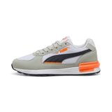 PUMA Kids GRAVITON Genç Ayakkabı, PUMA White-New Navy-Glacial Gr, 38_5_6