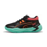 PUMA Kids Uproar Genç Basketbol Ayakkabısı, PUMA Black-Aquatic, 38_5_6