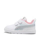 PUMA Kız Çocuk Courtflex V3 SpaceBelle VInf Bot PUMA White-Sea Glass 27