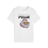 PUMA Kız çocuk GRAPHIC Tee T-shirt PUMA White 7-8 YAŞ