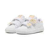 PUMA Kız Çocuk Spor Ayakkabı, PUMA White-Almost Apricot, 27 Numara