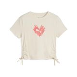 Puma Kız Çocuk T-Shirt Flaming Love Knotted Tee 13-14 Yaş, 68510887