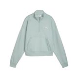 PUMA Kız Sweatshirt Class Comfort Half-Zip Short Crew FL