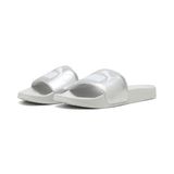 PUMA Leadcat 2.0 Metallic Whisper Kadın Terlik, Silver-White-Feather Gray, 40.5