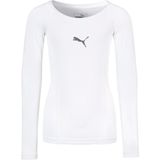 Puma Lıga Baselayer Çocuk Uzun Kollu Tişört Beyaz Renkli Hafif Kompresyonlu Erkek Ürün - 11 - 12 Yaş