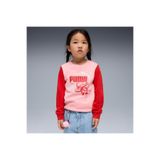 Puma Little Runners Crew Çocuk Bisiklet Yaka Sweatshirt, 4-5 Yıl, 688477, Pinkscape Pink, kız-çocuk