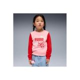 Puma Little Runners Crew Çocuk Bisiklet Yaka Sweatshirt, 5-6 Yıl, 688477, Pinkscape Pink, kız-çocuk