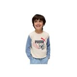 Puma Little Runners Crew Çocuk Bisiklet Yaka Sweatshirt, 6-7 Yıl, 57-688478-4-1, Çok Renkli, kız-çocuk