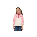 Puma Little Runners Half-Zip Çocuk Sweatshirt, 3-4 Yıl, 20-101782941-2-1, Pembe ve Beyaz, kız-çocuk