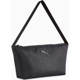 Puma Long Flute 1.5 lt Kadın Omuz Çantası 09233607 Siyah Renkli Fermuarlı Giriş ve İç Cep - 000-Siyah