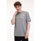 Puma M GRAPHICS TRAIN ILLUSTRA GRI Erkek Kısa Kol T-Shirt