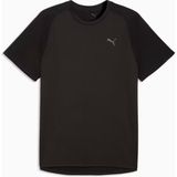 Puma M Pwrtraın Fabrıc Mıx Erkek T-Shirt 528535-01 - Siyah - L