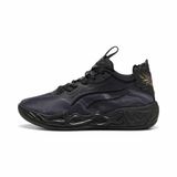 Puma MB.04 Lo Team Genç Basketbol Ayakkabısı, 37, 312177, PUMA Black-Dark Amethyst, Üniseks-Çocuklar