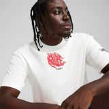 Puma Melo Phoenıx Basketball Erkek Tişört - Puma White
