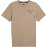 Puma Men S Run Club Tee Erkek T-shirt-kahverengi